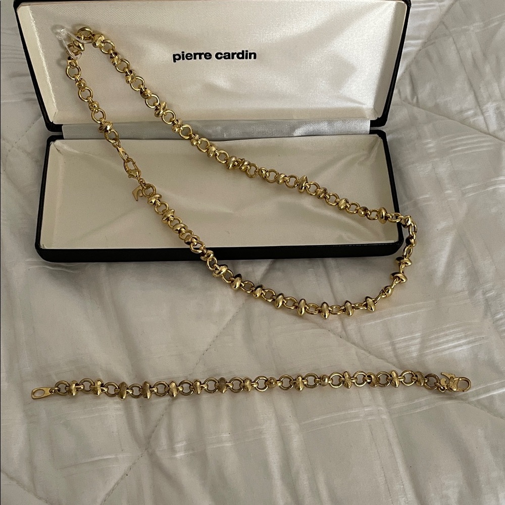 Pierre Cardin Gold Chain Jewelry Set